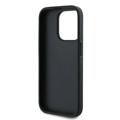 7. Etui Karl Lagerfeld Diagonal Quilted Script na iPhone 15 Pro - czarne
