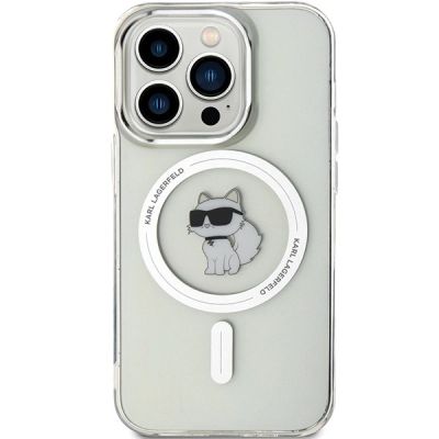 3. Etui Karl Lagerfeld IML Choupette MagSafe na iPhone 14 Pro Max - przezroczyste