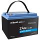 2. Qoltec Akumulator LiFePO4 Litowo-Żelazowo-Fosforanowy | 12.8V | 24Ah | 307.2Wh | BMS