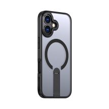 Etui Hybrid Armor X na iPhone 17 z podstawką kompatybilne z MagSafe - czarne