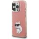 2. Etui Karl Lagerfeld IML Aquarelle Choupette & Logo na iPhone 16 Pro - różowe