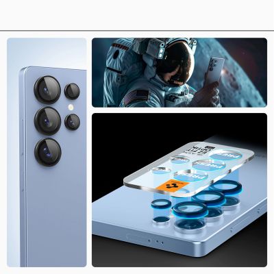 10. Osłona aparatu Spigen Optik Pro GLAS.TR EZ FIT 2-pack na Samsung Galaxy S25 Ultra - czarna