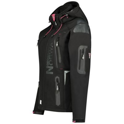 3. Softshell damski Geographical Norway TISLANDE LADY BLACK   007 (WU4016F/GN-BLACK)