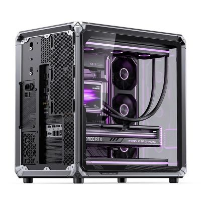 35. Jonsbo X400 Pro PC-Gehäuse, Midi-Tower, ATX, Tempered Glass - grau
