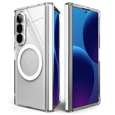 Etui Ringke Fusion Flap Magnetic MagSafe na Samsung Galaxy Z Fold 8 Ultra - przezroczyste