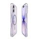 9. Etui Spigen Ultra Hybrid MagSafe na iPhone 17 - przezroczysto-szare