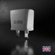 3. Adapter podróżny SBS UK - uniwersalny - biały