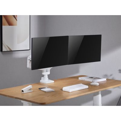10. Equip 650183 uchwyt / stojak do monitorów 88,9 cm (35") Biurko Biały