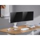 10. Equip 650183 uchwyt / stojak do monitorów 88,9 cm (35") Biurko Biały