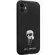 4. Etui Karl Lagerfeld Silicone Ikonik Metal Pin na iPhone 11 / Xr - czarne