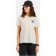 7. Koszulka z krótkim rękawem damska ODLO T-shirt crew neck s/s COTTON BLEND ODLO FLAGS beżowa
