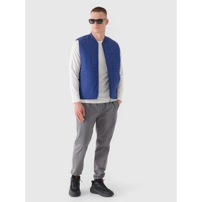 6. Spodnie casual joggery męskie 4F 4FWMM00TTROM0944-25S