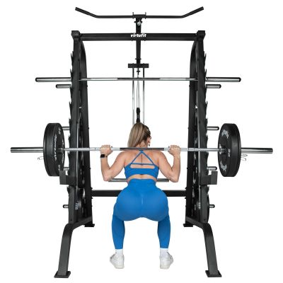 19. VIRTUFIT SM100 SMITH MACHINE - Z STACJĄ WYCIĄGOWĄ - STACJA SIŁOWA