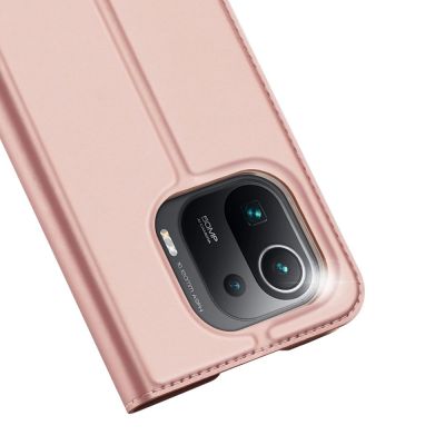 3. DUX DUCIS Skin Pro kabura etui pokrowiec z klapką Xiaomi Mi 11 Pro różowy