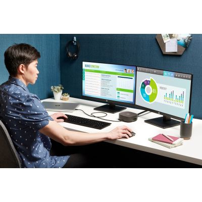 30. Stacja dokująca + zasilacz HP USB-C Dock G5 100W czarna 5TW10AA