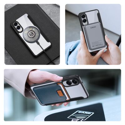 4. Etui Dux Ducis Skin X Pro z MagSafe na Samsung Galaxy S25 Edge - czarne