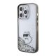 2. Etui Karl Lagerfeld Liquid Glitter Choupette do iPhone 15 Pro Max - przezroczyste