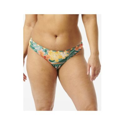 4. Majtki kąpielowe RIP CURL Brazilian Soul Revo Cheeky zielono żółty