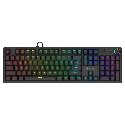 2. SAVIO KLAWIATURA MECHANICZNA STYX OUTEMU RED HOT SWAP RGB