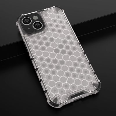 20. Honeycomb etui iPhone 14 Plus pancerny hybrydowy pokrowiec niebieskie