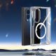 6. Etui Dux Ducis Clin Mag na Samsung Galaxy Z Fold 8 Wide kompatybilne z MagSafe - przezroczyste