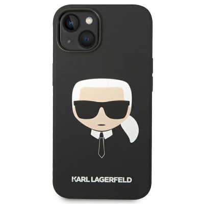 3. Etui Karl Lagerfeld Silicone Karl`s Head na iPhone 13 / 14 / 15 - czarne