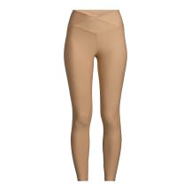 Legginsy treningowe damskie CASALL Overlap High Waist Tights kolor zielony