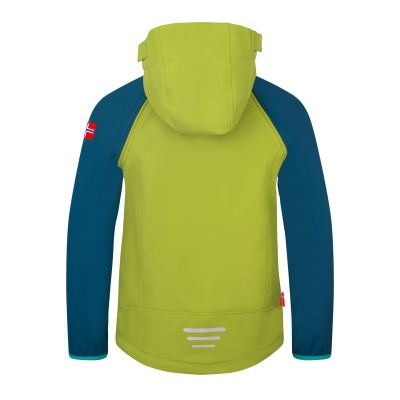 2. Kurtka Trollkids Rondane Zip Off XT Softshell zielony gruszkowy/niebieski madeirowski/zielony morski (819-360)
