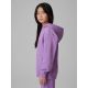 5. Bluza dresowa loose z kapturem dziewczęca 4F 4FJRSS26TSWSF2715-51S