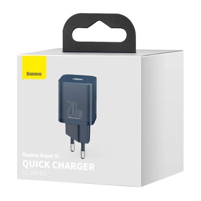 5. Baseus Super Si 1C szybka ładowarka USB Typ C 20 W Power Delivery niebieski (CCSUP-B03)