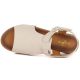 3. Skórzane sandały damskie beżowe Cambell 19391