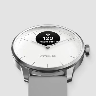 4. Zegarek Withings ScanWatch Light OLED 37 mm Hybrydowy Złoty