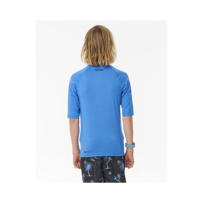 5. Lycra RIP CURL Brand Wave Upf S/S-Boy niebieski