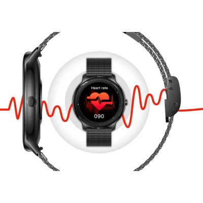 10. Smartwatch Damski RUBICON RNBE66 Black SMARUB124