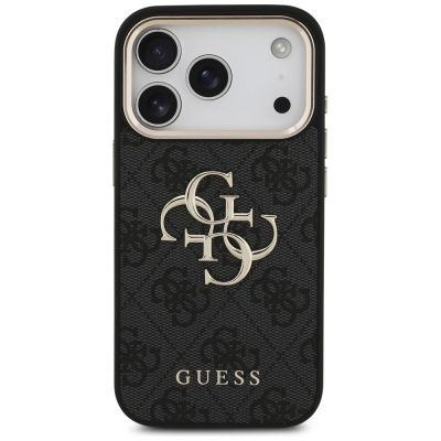 3. Etui Guess 4G Big 4G Classic Logo na iPhone 17 Pro / 18 Pro - czarno-złote