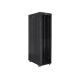 2. LANBERG SZAFAS TOJĄCA RACK 19" 47U 800X1200 DRZWI SZKLANE LCD CZARNA FF01-8247-12BL
