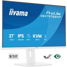 iiyama ProLite XB2797QSNP-W1 monitor komputerowy 68,6 cm (27") 2560 x 1440 px Quad HD LCD Biały