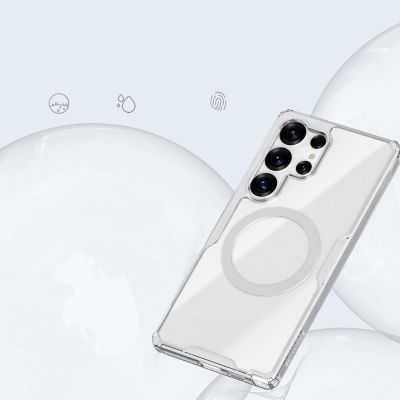 9. Etui Nillkin Nature TPU Pro Magnetic Case z MagSafe na Samsung Galaxy S25 Ultra - białe