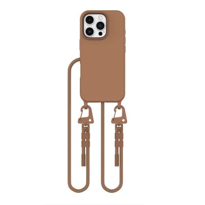 2. Etui Tech-Protect MagNecklace MagSafe na iPhone 16 Pro Max - brązowe