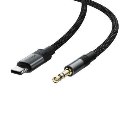 4. Kabel Acefast J11 USB-C do mini jack 3.5mm 1m - czarny