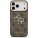 3. Etui Guess 4G Big 4G Classic Logo Big Strap Metal Buttons na iPhone 17 Pro Max - brązowe