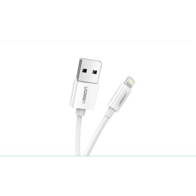 17. Kabel Ugreen US155 20728 USB-A / Lightning MFi 2.4A 1m - biały