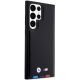 4. Etui BMW Leather Stamp Tricolor na Samsung Galaxy S23 Ultra - czarne