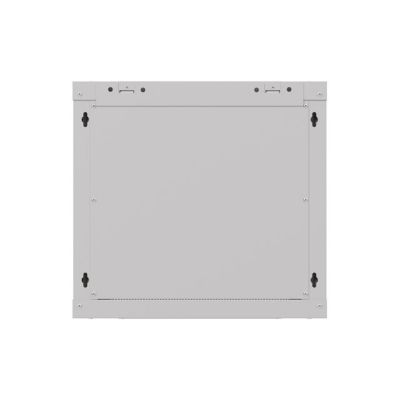 8. Szafa instalacyjna rack wisząca 19" 9U 540x350 szara drzwi przeszklone LANBERG (FLAT PACK)
