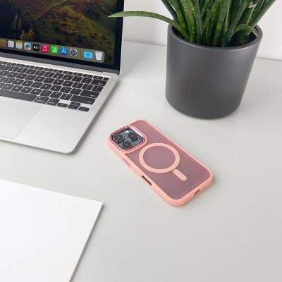 6. Etui Fashion Case na Samsung Galaxy S26 Ultra kompatybilne z MagSafe - różowe