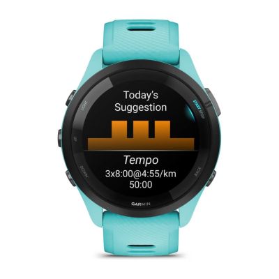 4. Zegarek Garmin Forerunner 265 46mm Błękitny