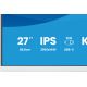 7. iiyama ProLite XB2797QSNP-W1 monitor komputerowy 68,6 cm (27") 2560 x 1440 px Quad HD LCD Biały
