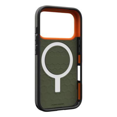Urban Armor Gear 114545117297 pokrowiec na telefon komórkowy 16 cm (6.3") Oliwkowy, Pomarańczowy