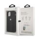 8. Etui BMW Leather Curve Perforate na iPhone 12 / iPhone 12 Pro - czarne