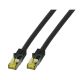 EFB Elektronik MK7001.25B kabel sieciowy Czarny 25 m Cat6a S/FTP (S-STP)